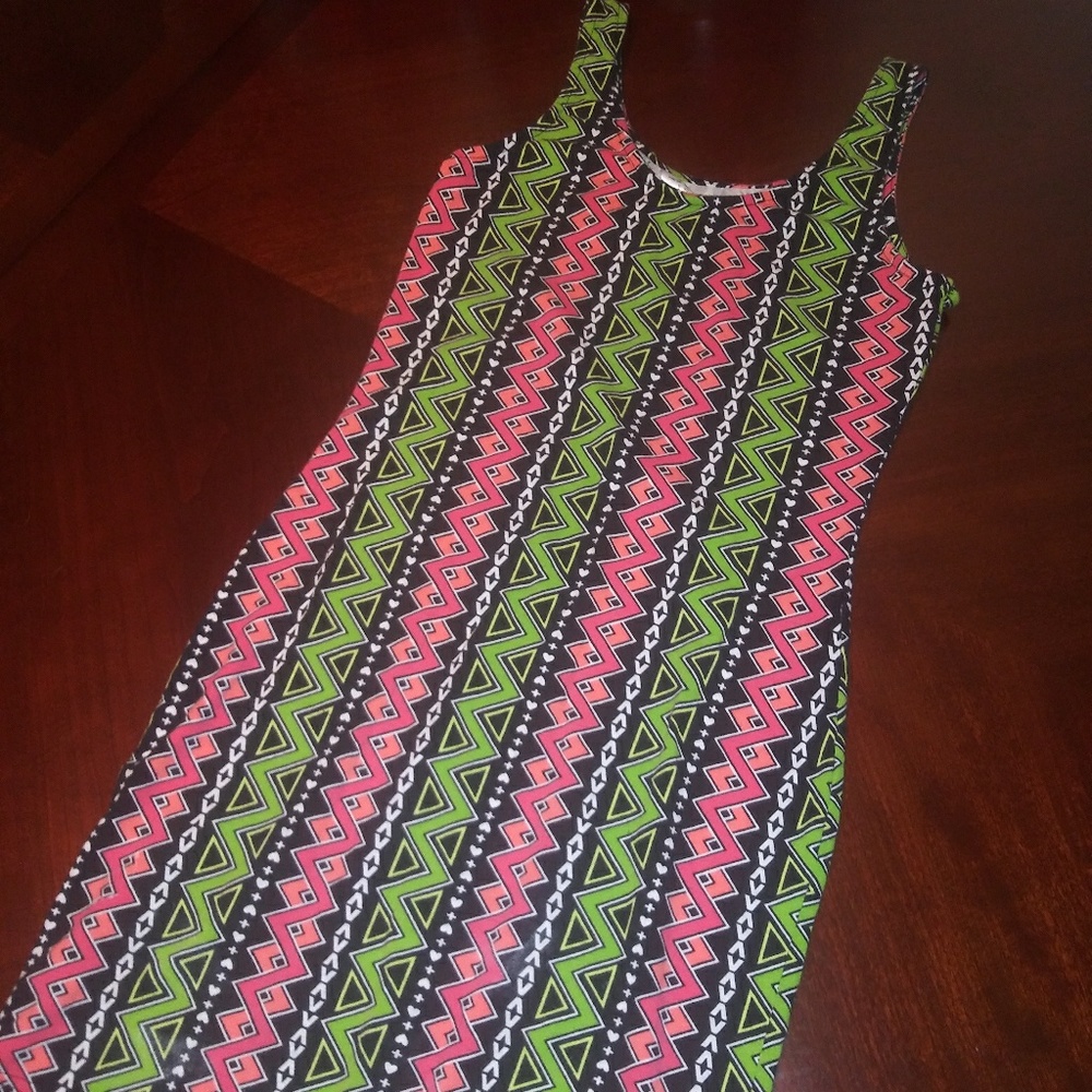 Colorfull Designed Dress